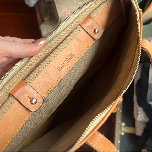 Dooney & Bourke yellow monogram canvas tote - Picture 13 of 16